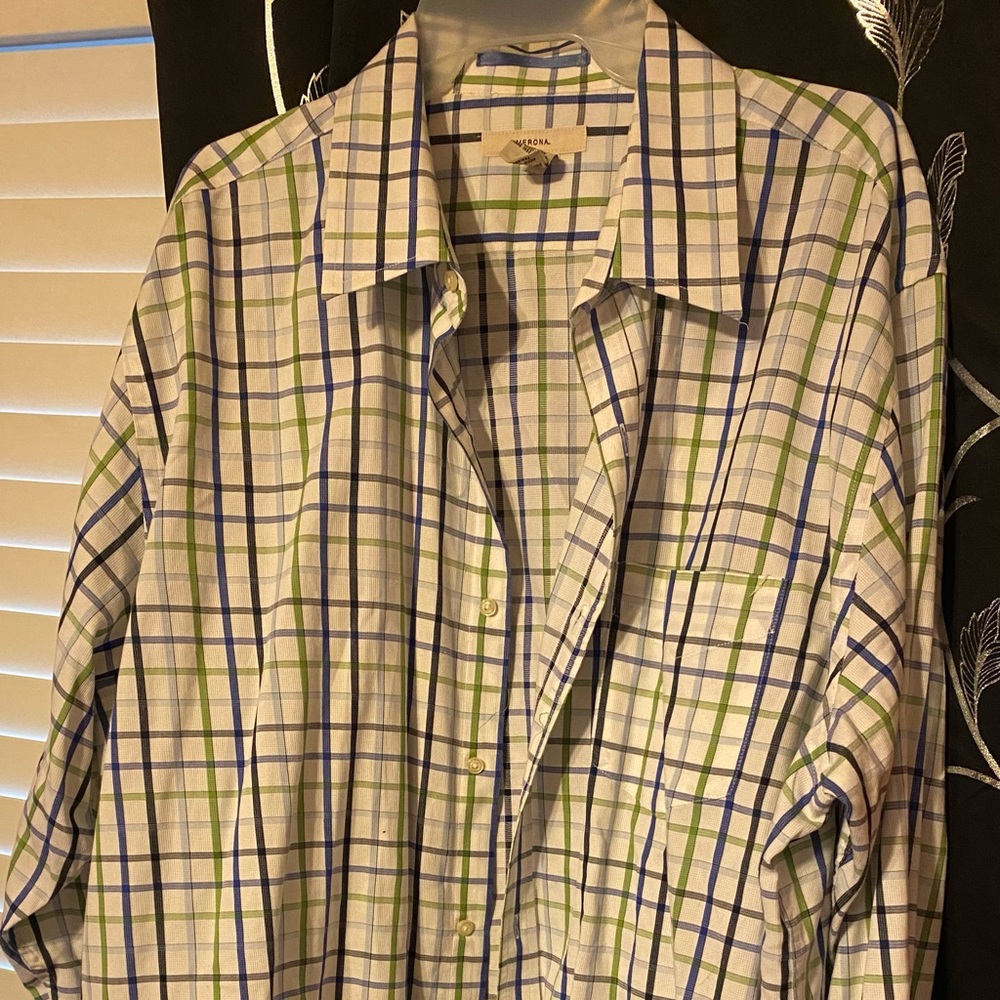 Merona Men Long Sleeve Button Down  Shirt